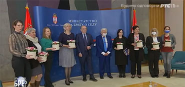  Жене са села 8. Март прославиле у Палати Србије као гошће министра Милана Кркобабића 